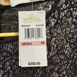 Michael Kors Black and Silver Sequin outfit